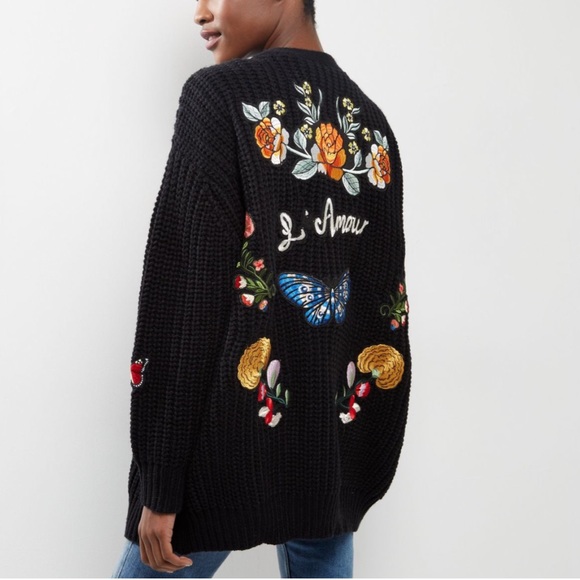 Lamour Patch Cardigan Pres Day Sale 